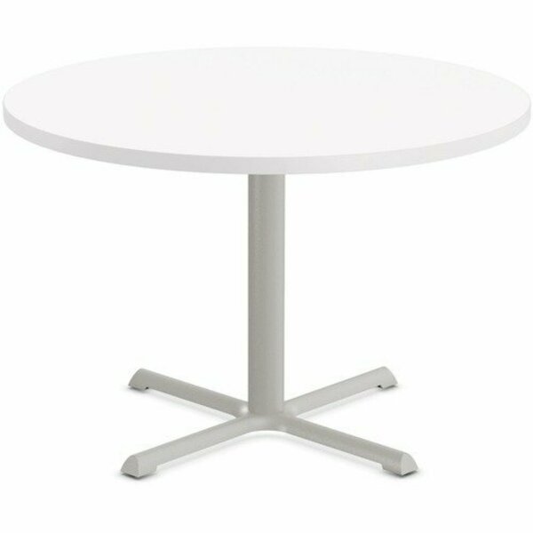 Special-T Table, Round, 42in Dia x 42in, Gray Base/White Top SCTSTAR242BHGWH